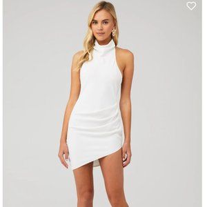 AMANDA UPRICHARD SAMBA DRESS white bridal bachelorette look size L